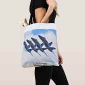 Tote Bag Angles bleus (De près)