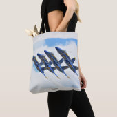 Tote Bag Angles bleus (De près)