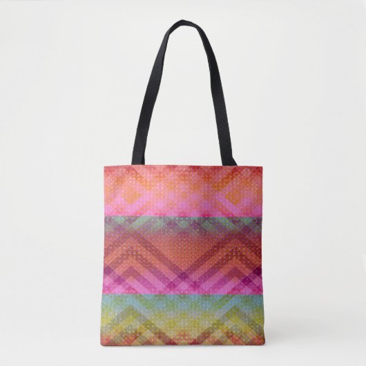 Tote Bag Angles colorés (Devant)