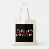 Tote Bag Angleterre superposée sur le drapeau anglais btcn (Dos)