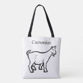 Tote Bag Animal de chèvre Thunder_Cove (Dos)