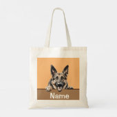Tote Bag Animal de compagnie berger allemand (Dos)