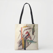 Tote Bag Animal de Franz Marc, Art de l'expressionnisme Vin (Devant)