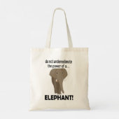 Tote Bag Animal éléphant Faune drôle Elephant (Dos)