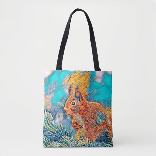 Tote Bag AnimalMix_Squirrel_001 (Devant)