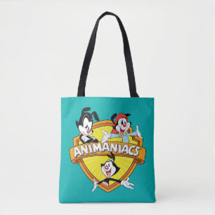 Tote Bag Animaniacs   Warner Brothers & Sister WB Shield