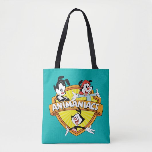 Tote Bag Animaniacs | Warner Brothers & Sister WB Shield (Devant)