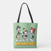 Tote Bag Animaniacs | Yakko, Dot et Wakko debout (Dos)