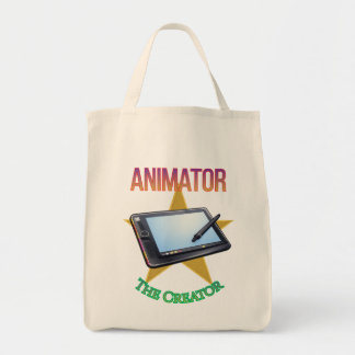 Tote Bag Animator - The Creator Grocery Bag