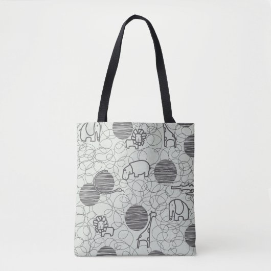 Tote Bag animaux 1 de safari (Devant)