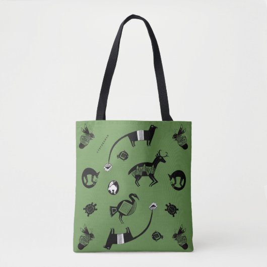 Tote Bag Animaux anciens : cerfs, abeilles, renards, etc. (Devant)