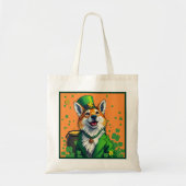 Tote Bag Animaux chanceux déguisés - Saint Patrick’s Day Fu (Devant)
