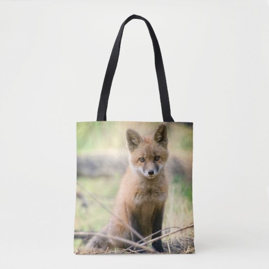 Tote Bag Animaux de bébés cutest | Baby Fox (Devant)