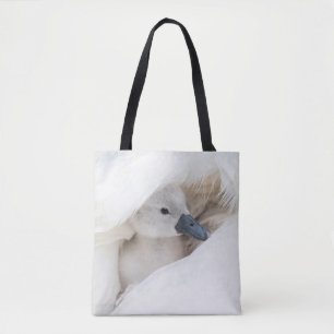 Tote Bag Animaux de bébés cutest Bébé Mute Swan