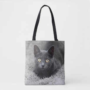 Tote Bag Animaux de bébés cutest Chat gris