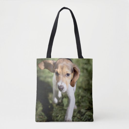 Tote Bag Animaux de bébés cutest | Chiot Beagle (Devant)