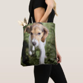 Tote Bag Animaux de bébés cutest | Chiot Beagle (De près)