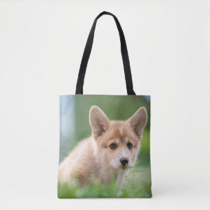Tote Bag Animaux de bébés cutest Corgi Puppy dans le tria