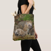 Tote Bag Animaux de bébés cutest | Famille Hérisson (De près)