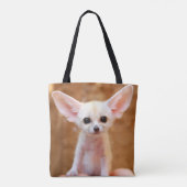 Tote Bag Animaux de bébés cutest | Fennec Fox (Dos)