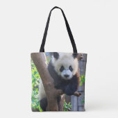 Tote Bag Animaux de bébés cutest | Géant Panda Cub (Dos)