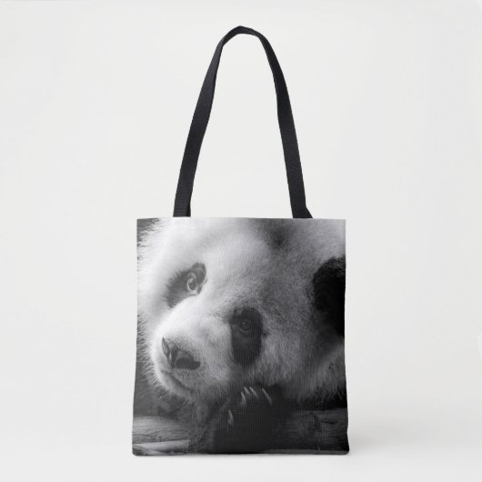 Tote Bag Animaux de bébés cutest | Giant Panda Bear Cub (Devant)