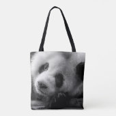 Tote Bag Animaux de bébés cutest | Giant Panda Bear Cub (Dos)
