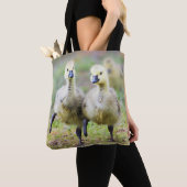 Tote Bag Animaux de bébés cutest | Goélands d'oies canadien (De près)