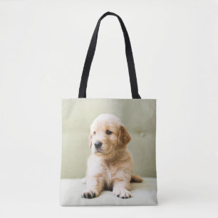 Tote Bag Animaux de bébés cutest Golden Retriever Puppy