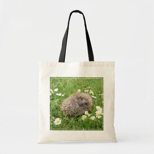 Tote Bag Animaux de bébés cutest | Hérisson espagnol (Devant)