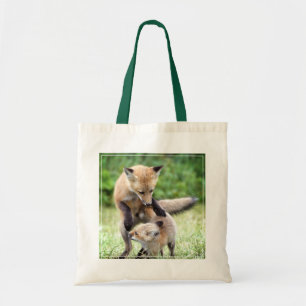 Tote Bag Animaux de bébés cutest Kit et maman Fox adorabl