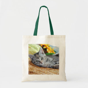 Tote Bag Animaux de bébés cutest Lounge Kitten