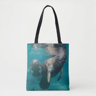 Tote Bag Animaux de bébés cutest Manat & bébé