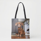 Tote Bag Animaux de bébés cutest | Mini chiot (Devant)