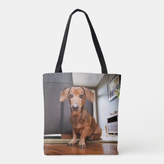 Tote Bag Animaux de bébés cutest | Mini chiot (Dos)