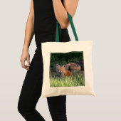 Tote Bag Animaux de bébés cutest | Paire de frères et soeur (Devant (produit))