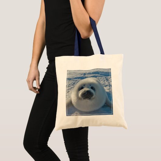 Tote Bag Animaux de bébés cutest | Phoque bébé (Devant (produit))
