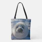 Tote Bag Animaux de bébés cutest | Phoque bébé (Dos)