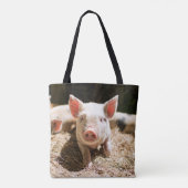 Tote Bag Animaux de bébés cutest | Piglet bébé mignon (Dos)