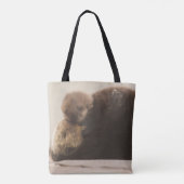 Tote Bag Animaux de bébés cutest | Pompe Otter nouveau-né (Dos)