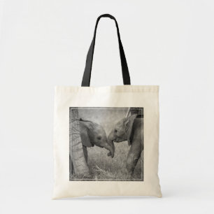 Tote Bag Animaux de bébés cutest Salutation des éléphants