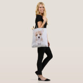 Tote Bag Animaux de bébés cutest | Tiny Corgi (Sur le modèle)