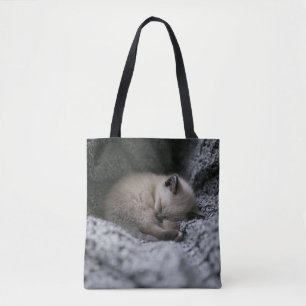 Tote Bag Animaux de bébés cutest Tiny Kitten Dormir
