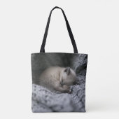 Tote Bag Animaux de bébés cutest | Tiny Kitten Dormir (Dos)