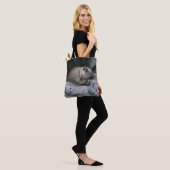 Tote Bag Animaux de bébés cutest | Tiny Kitten Dormir (Sur le modèle)