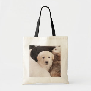 Tote Bag Animaux de bébés cutest Un mignon seau de chiots