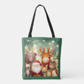 Tote Bag Animaux de Noël 8 (Dos)