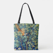 Tote Bag Animaux et fleurs, forêt, William Morris (Dos)