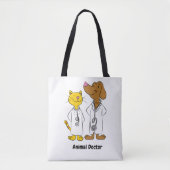 Tote Bag Animaux et vétérinaires (Devant)