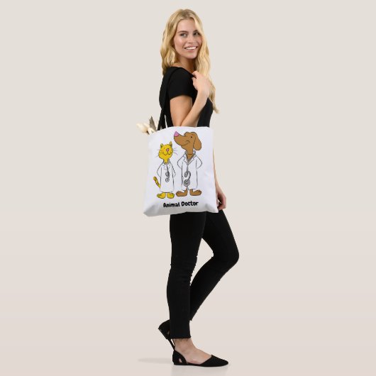 Tote Bag Animaux et vétérinaires (Sur le modèle)